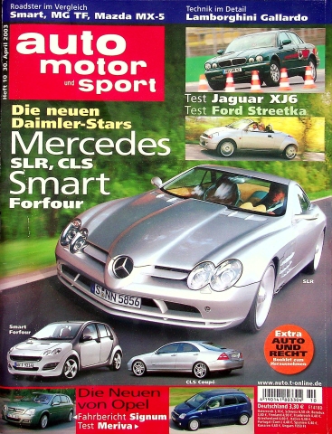 Deckblatt Auto Motor und Sport (10/2003)